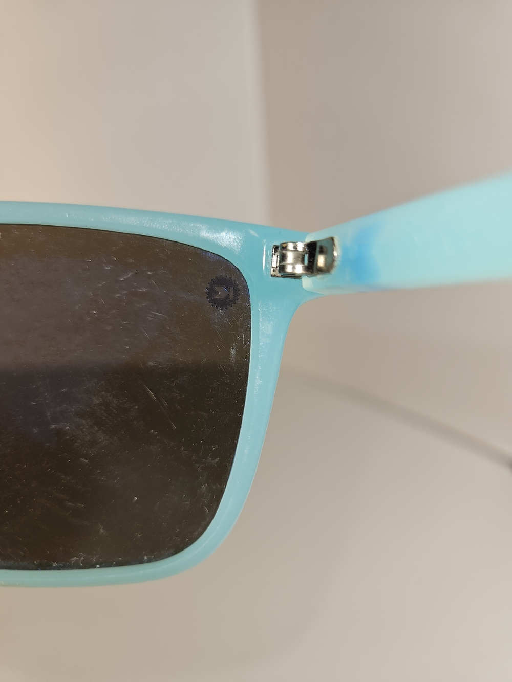 Knockaround Men's Teal Frame Sunglasses with Blue Mirrored Lenses - Picture 7 of 11